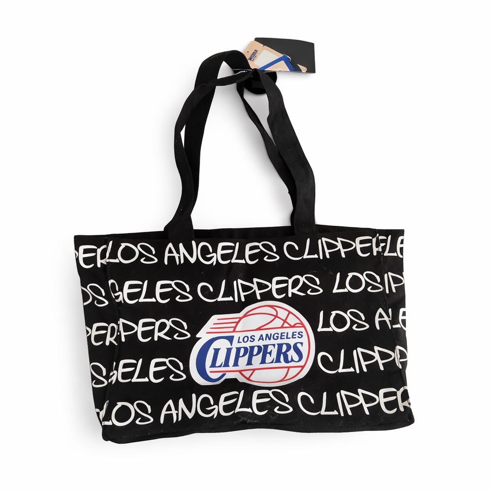 NBA Los Angeles Clippers Black and White Logo Tote NWT